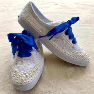 Keds Pearl & Lace Custom Shoes